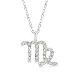Isolde Couture Virgo Zodiac Diamond Pendant