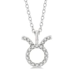 Harrier Seraph Taurus Zodiac Diamond Pendant