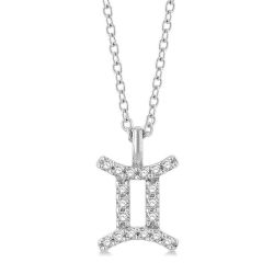 Zenith Atlas Gemini Zodiac Diamond Pendant