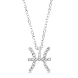 Couture Aster Pisces Zodiac Diamond Pendant