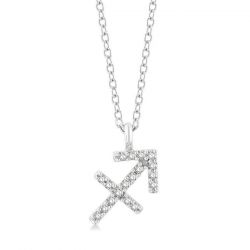 Sagittarius Zodiac Diamond Pendant