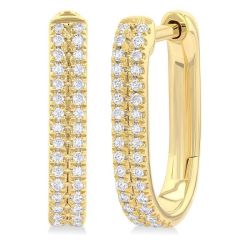 ThElDor 14K White Gold Diamond Fashion Earrings