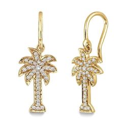 IonOn VerDor 14K White Gold Diamond Fashion Earrings