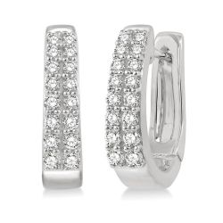ArArOra 14K White Gold Diamond Fashion Earrings