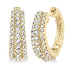 IsOnVer ValLinAr 14K White Gold Diamond Fashion Earrings