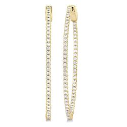 MirAeXe DorCaVal NoIonSol 14K White Gold Diamond Earrings