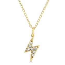Whisper Zaira Lightning Bolt Petite Diamond Fashion Pendant