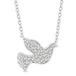 Aurora Lilith Dove Petite Diamond Fashion Pendant