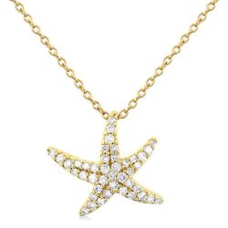 Starfish Petite Diamond Fashion Pendant