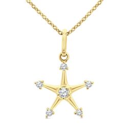 Victoire Kalliope Star Petite Diamond Fashion Pendant