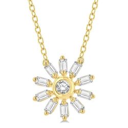 Artemis Halcyon Petite Baguette Diamond Fashion Pendant