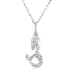 Isolde Ophelia Mermaid Petite Diamond Fashion Pendant