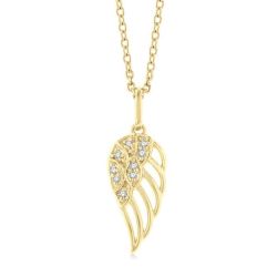 Atlas Riviera Angel Wings Petite Diamond Fashion Pendant