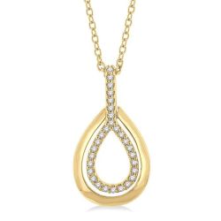 Kestrel Jubilee Pear Shape Petite Diamond Fashion Pendant