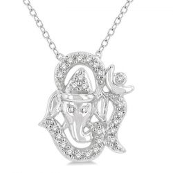 'Om Ganesha' Petite Diamond Fashion Pendant