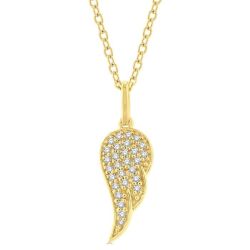  Perseus Angel Wings Petite Diamond Fashion Pendant