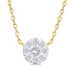 Élan Tamarind Round Shape Shine Bright Petite Diamond Fashion Pendant