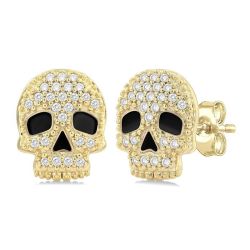 ThIsVer 14K White Gold Diamond Fashion Earrings