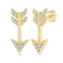 Arrow Petite Diamond Fashion Earrings