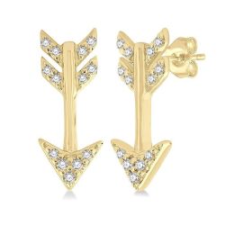 IonIonCa LuxIonRa ThVioTh 14K White Gold Diamond Fashion Earrings