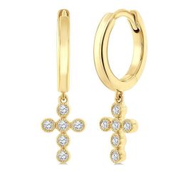 LysValCa LinXeVel 14K White Gold Diamond Fashion Earrings