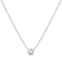 Aster Selene Bezel Set Petite Diamond Fashion Pendant