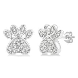RaPhoVel VelVioDor 14K White Gold Diamond Fashion Earrings