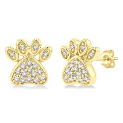 ValCa 14K White Gold Diamond Fashion Earrings