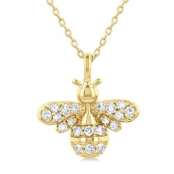Deneuve Nimbus Bumble Bee Petite Diamond Fashion Pendant