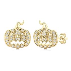 AeCelRa 14K White Gold Diamond Fashion Earrings