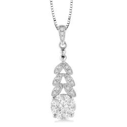 Round Shape Shine Bright Diamond Pendant