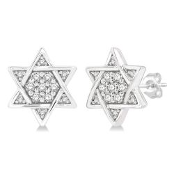 ZenDorRa ZenArMir 14K White Gold Diamond Fashion Earrings