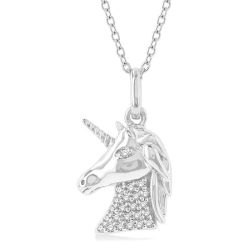Unicorn Petite Diamond Fashion Pendant