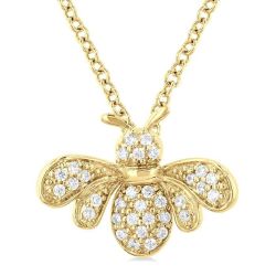 Thorn  Bumble Bee Petite Diamond Fashion Pendant