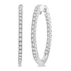 Seraphic Perseus 14K White Gold Diamond Earrings