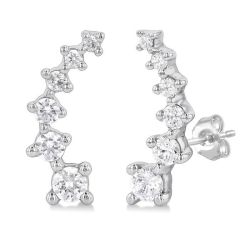 ElVio 14K White Gold Diamond Fashion