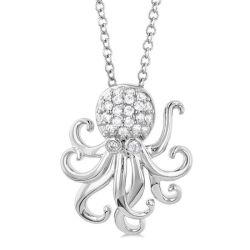 Isolde Vale Octopus Petite Diamond Fashion Pendant