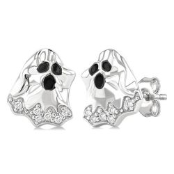 RaLysIs AeCaCel 14K White Gold Diamond Fashion Earrings