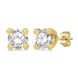 ArSolEl 14K White Gold Diamond Earrings
