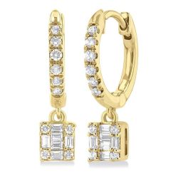 RaDorPho 14K White Gold Diamond Fashion Earrings