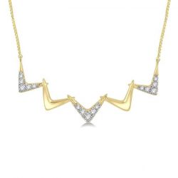 Diamond Zigzag Necklace