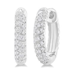 IonLoSol 14K White Gold Diamond Fashion Earrings