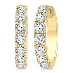 VerLoVer LoIsTh 14K White Gold Diamond Earrings