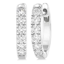 ArRa 14K White Gold Diamond Earrings