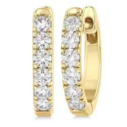 NoIs VioCelPho 14K White Gold Diamond Earrings