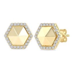 IonArAr 14K White Gold Diamond Fashion Earrings