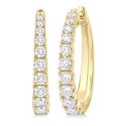 VelNoLys 14K White Gold Diamond Fashion Earrings