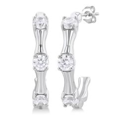 DorVelLo LysOraTh DorSolOra 14K White Gold Diamond Fashion Earrings