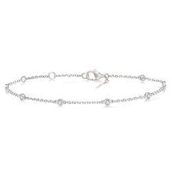 Lita Diamond Station Chain Bracelet