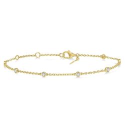Torrie Diamond Station Chain Bracelet